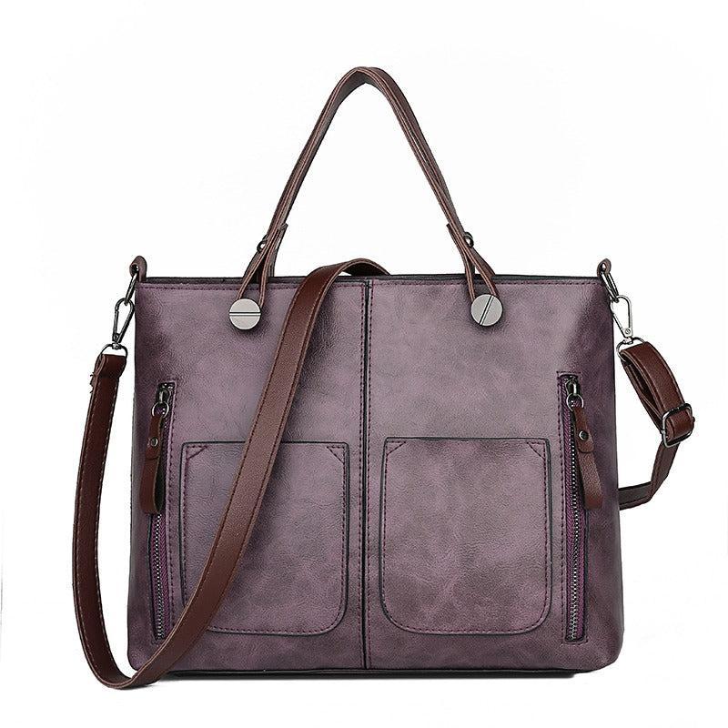 Limnick – Women's Vintage PU Leather Shoulder Bag with Adjustable Crossbody Strap