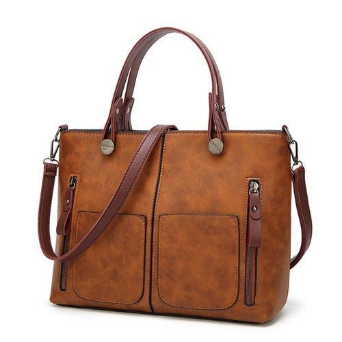 Limnick – Women's Vintage PU Leather Shoulder Bag with Adjustable Crossbody Strap